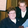 Matt Fraker and his mom, his inspiration