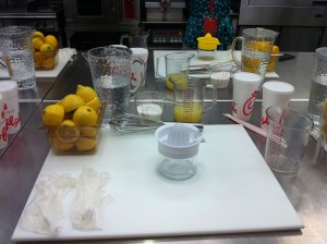 Lemonade ingredients