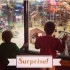 The trip was a surprise to the kids... here is the "wow" moment