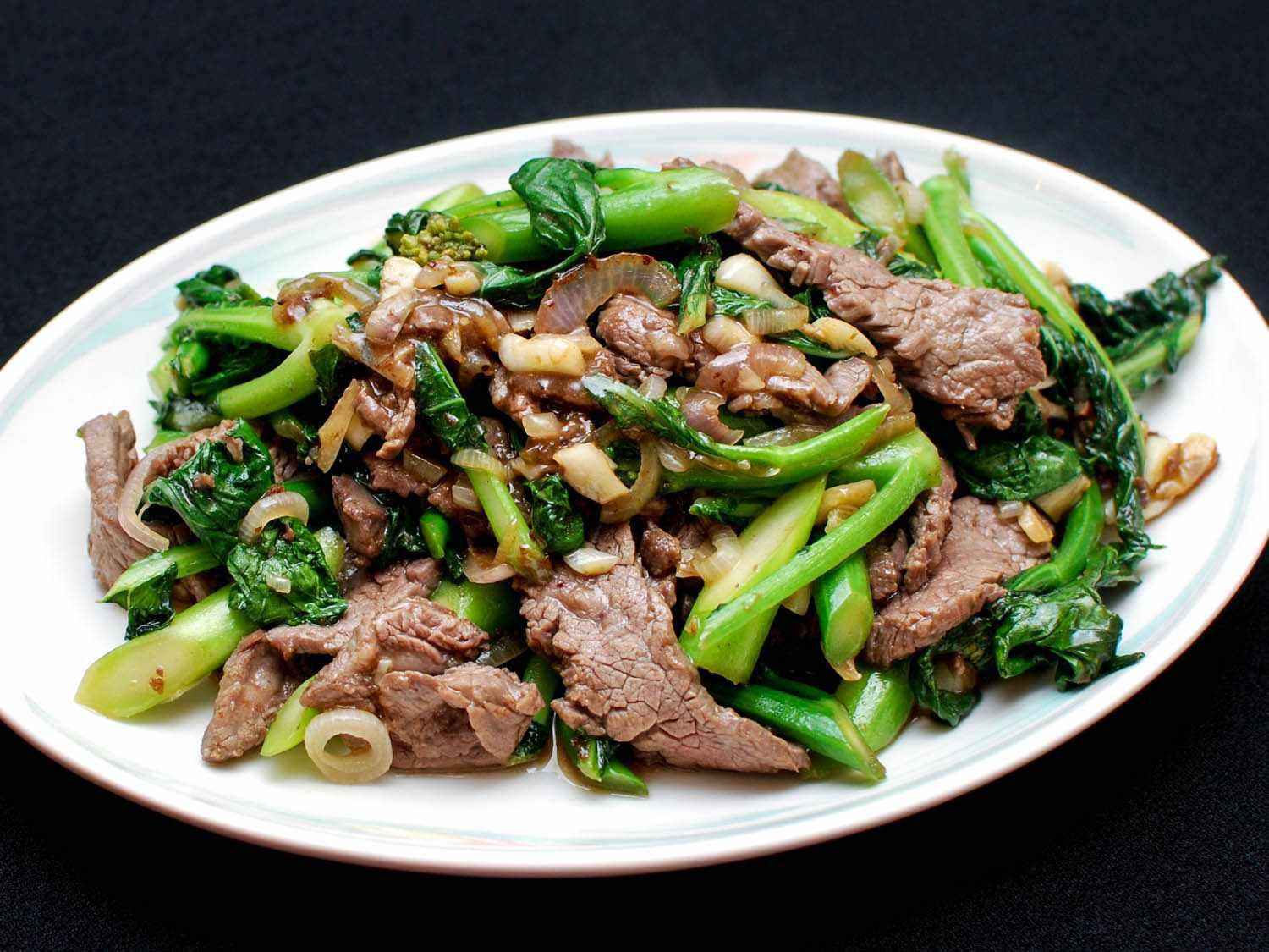 Stir-fried_Chinese_Greens_Gai_Lan