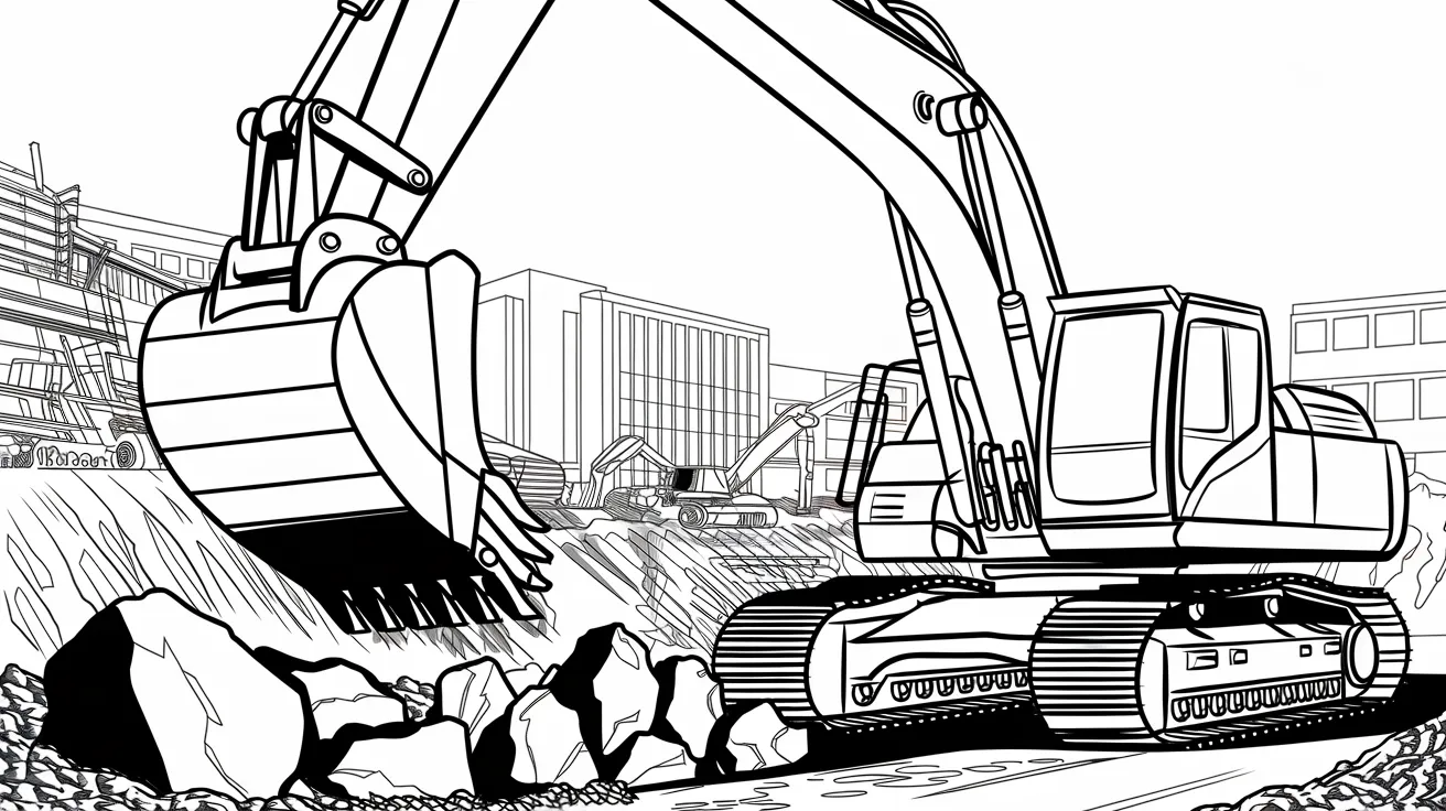 Excavator_Moving_Rocks