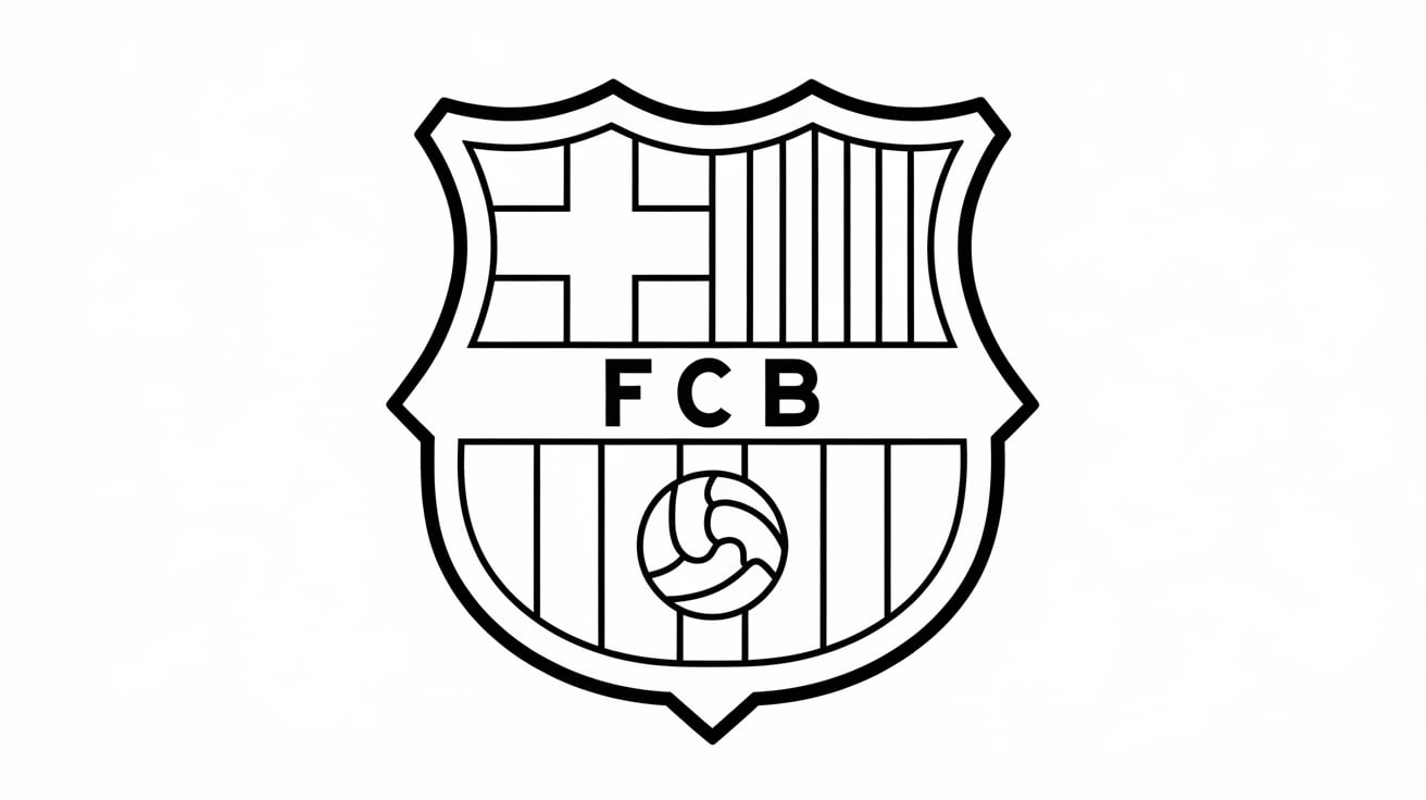 FC_Barcelona_Crest_Coloring_Page