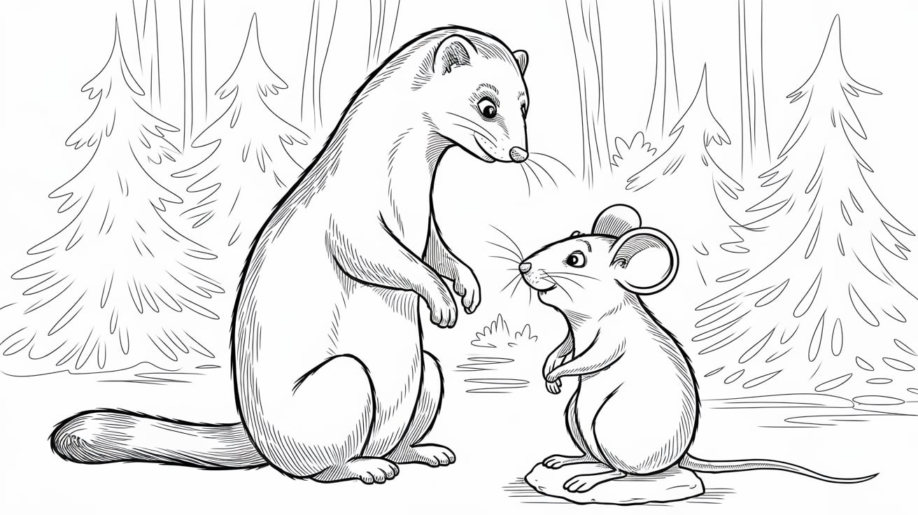 Ferret_Meeting_Mouse