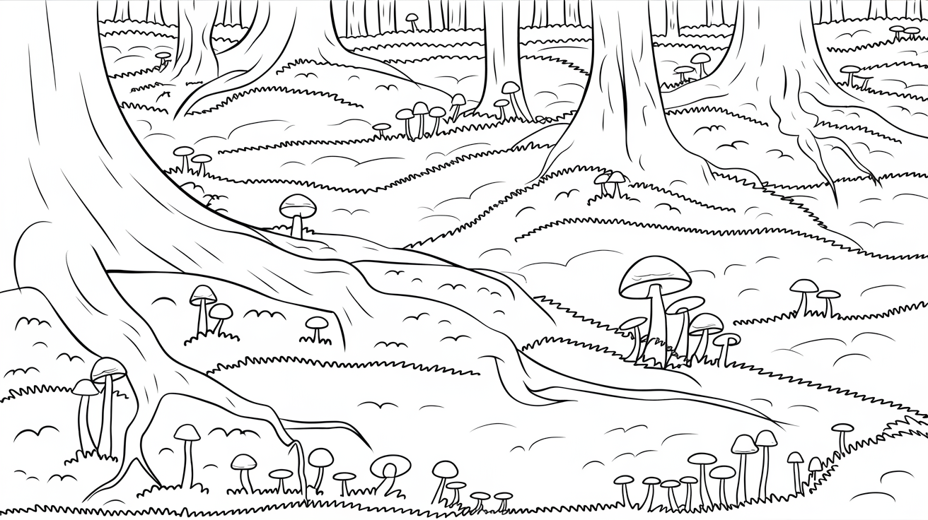 Forest_with_Mushrooms