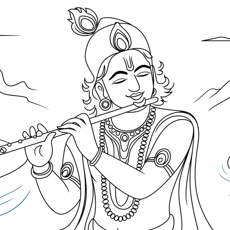 Fun_Krishna_Drawing_-_India