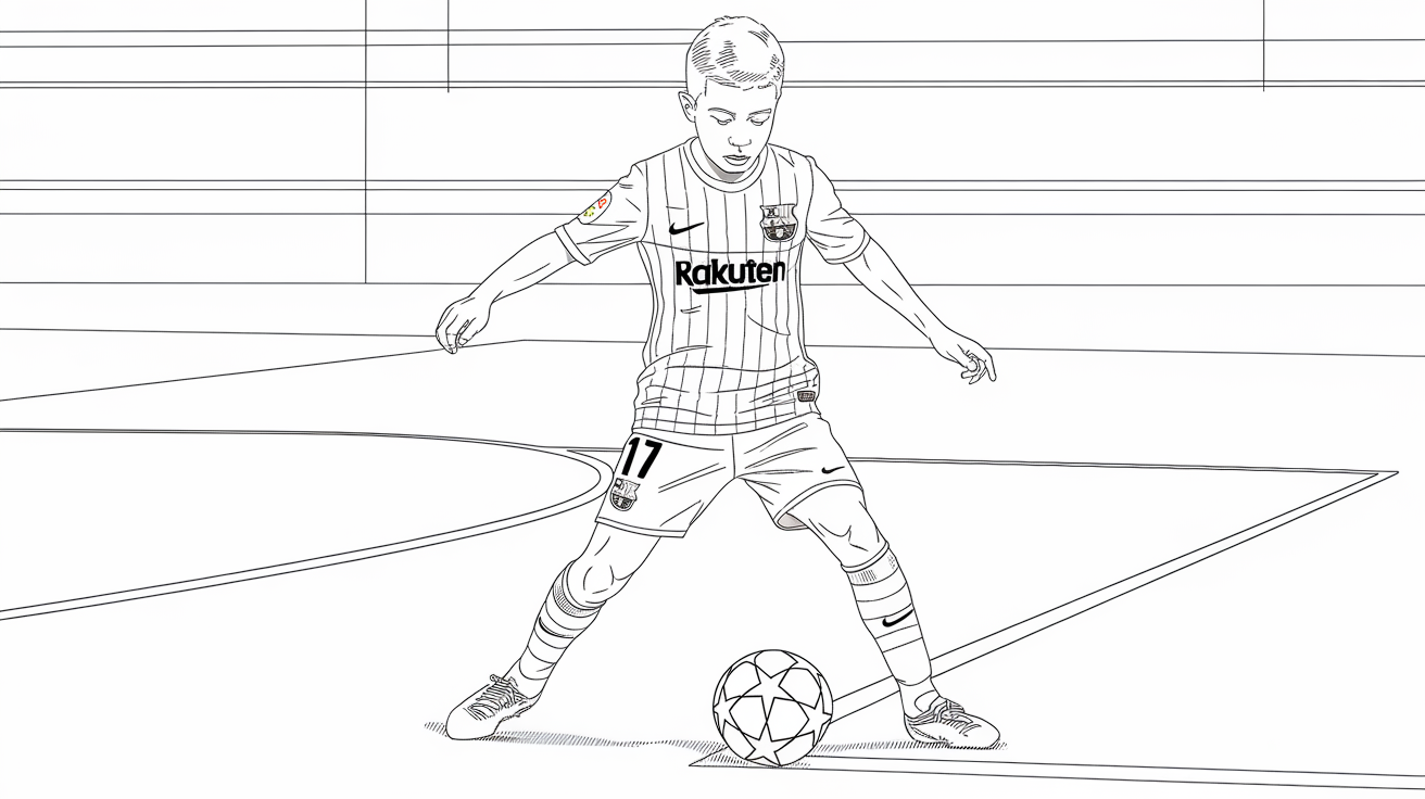 Gavi_Soccer_Player_Coloring_Page