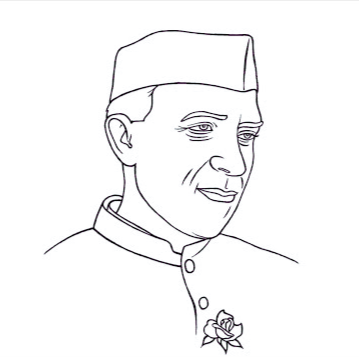 Nehru_Portrait_-_India