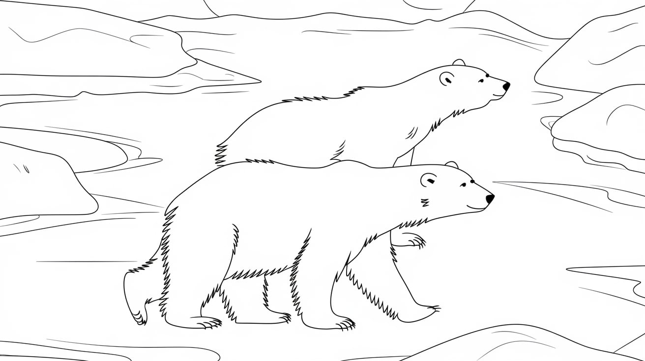 Polar_Bears_in_the_Snow