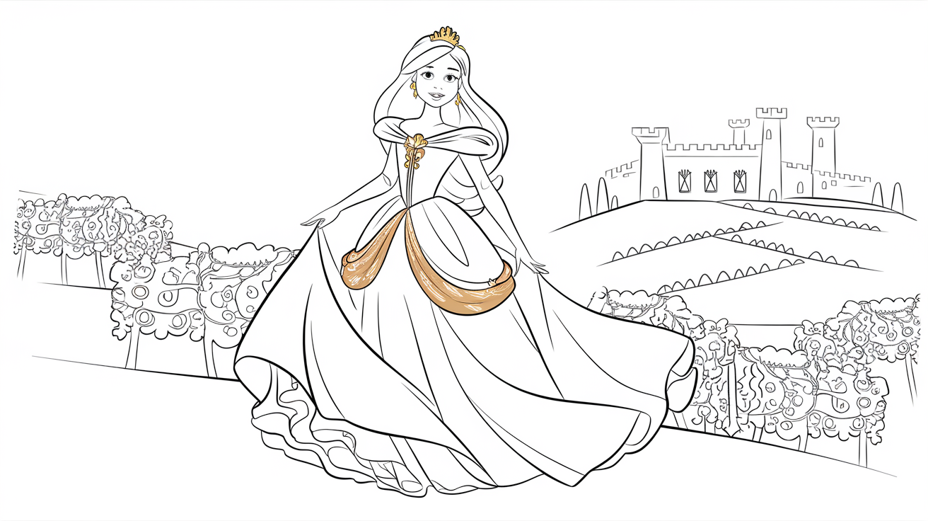 Princess_Coloring_Page