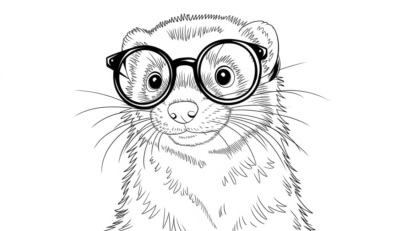 Silly_Ferret_Wearing_Glasses