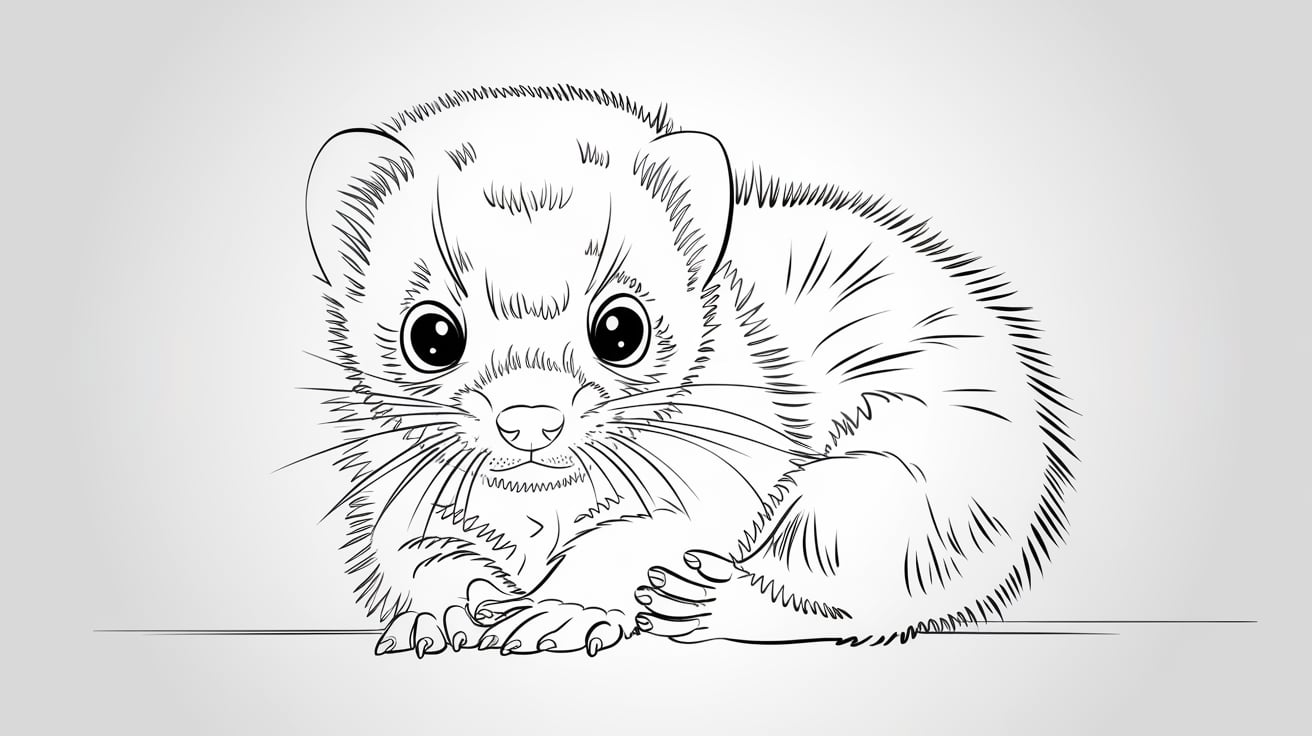 Small_Ferret_Drawing