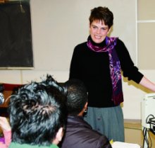 Lynne teaching