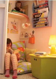 Create a reading space that makes it fun to read.