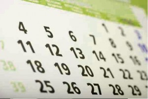 calendar of events