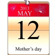 Calendar of mothers day 2013