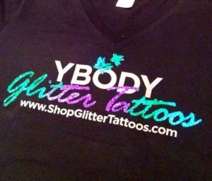 ybody glitter tattoo