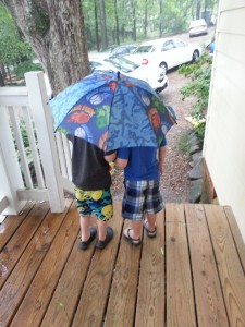 umbrella play date