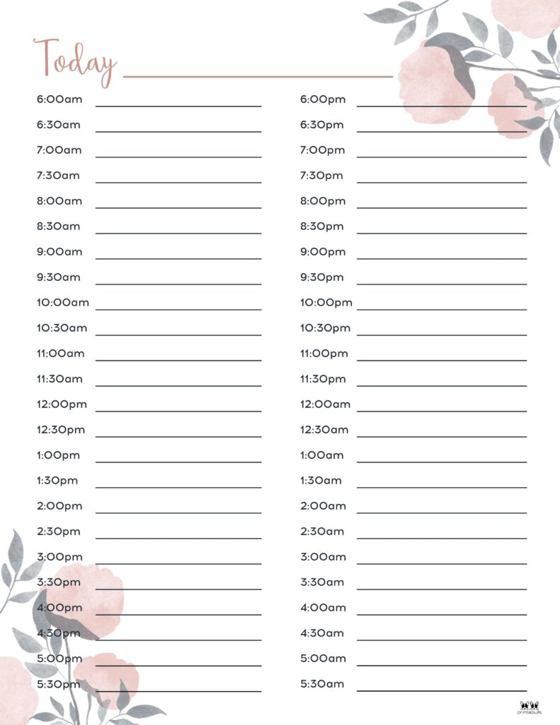 10 Must-Have Daily Calendars to Organize Your Day (Free Printables ...