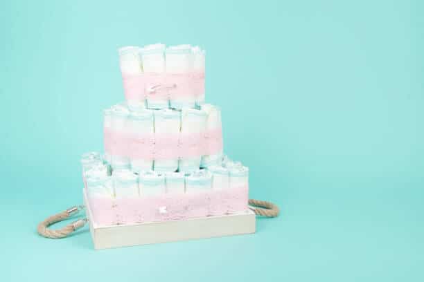 7 Ways to Make Charming Gender-Neutral Diaper Cakes – Living Textiles Co