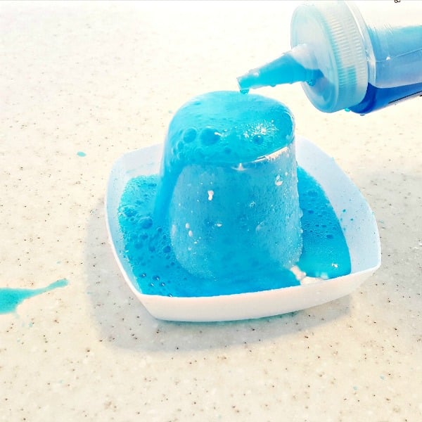 Make a Mini Volcano with Soda and Vinegar