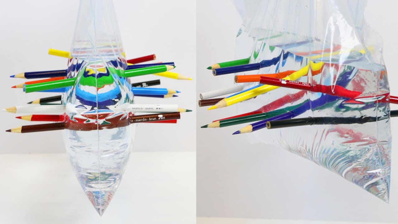 Pencil and a Bag of Water