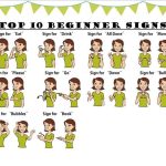 Baby Sign Language Chart