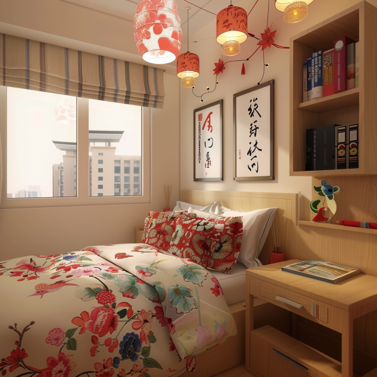 Cultural Fusion: Incorporating East Asian Elements into Student Room Designs