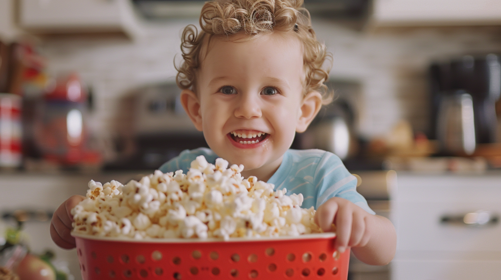 Serve Popcorn to a 2-Year-Old