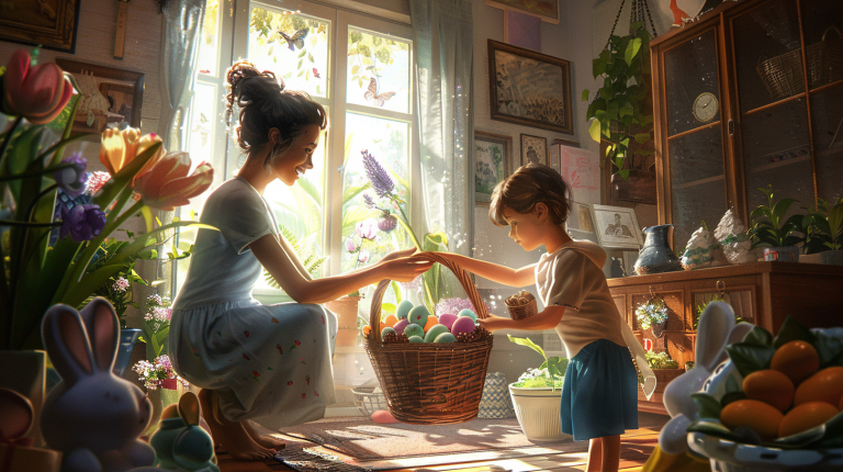 What Does an Easter Basket Typically Contain?