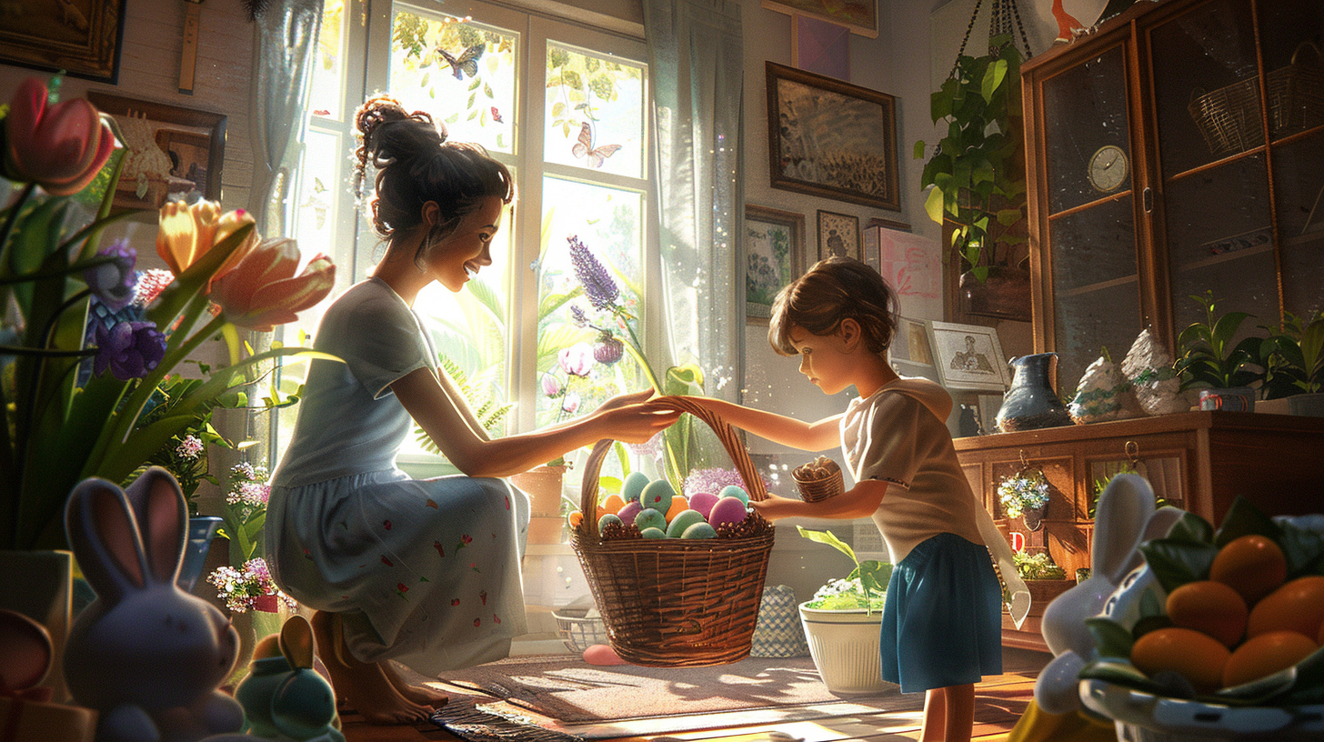 What Does an Easter Basket Typically Contain?
