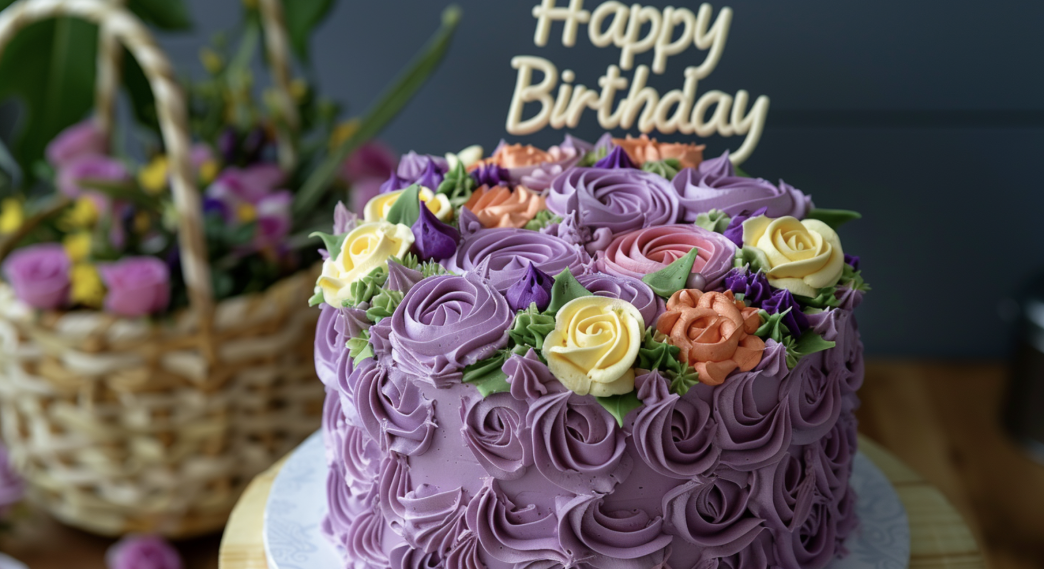 Buttercream Flower Cake A Blooming Treat