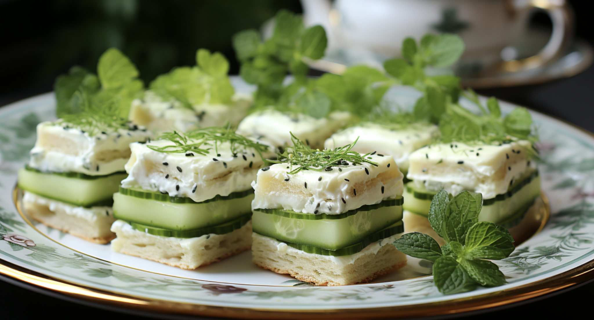 Cucumber and Dill Butter Sandwiches