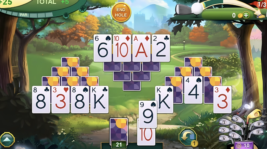 Golf Solitaire- Green Shot