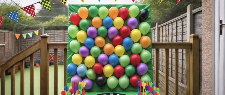 How to Set Up a Balloon Popping Game for a Birthday Party?