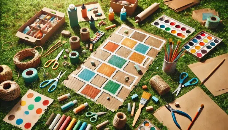 What Materials are Needed to Draw a Hopscotch Board?