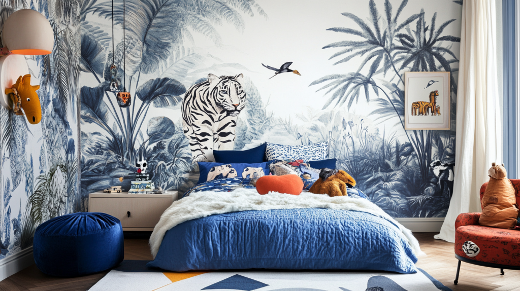 15 Contemporary Wallpaper Designs Perfect for Kids' Bedrooms