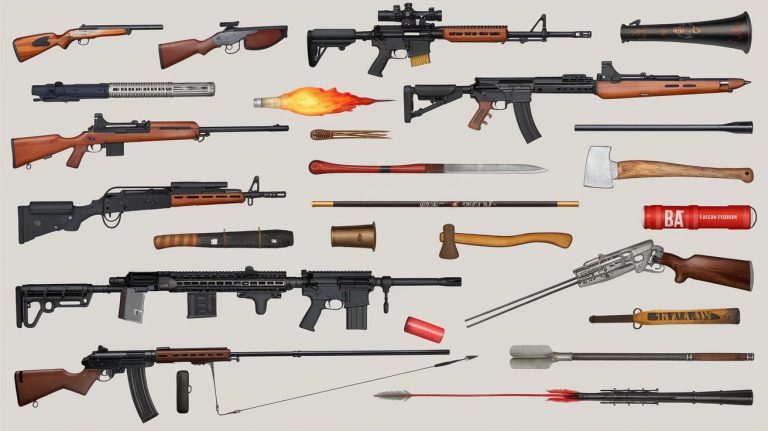 List of Weapons