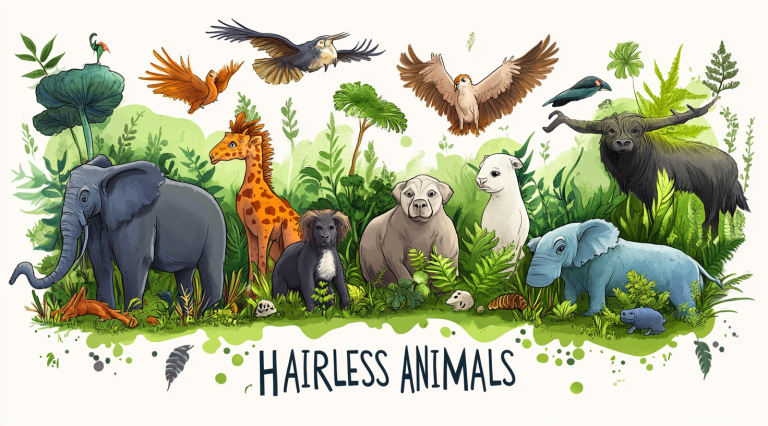 Popular Hairless Animals Around the World