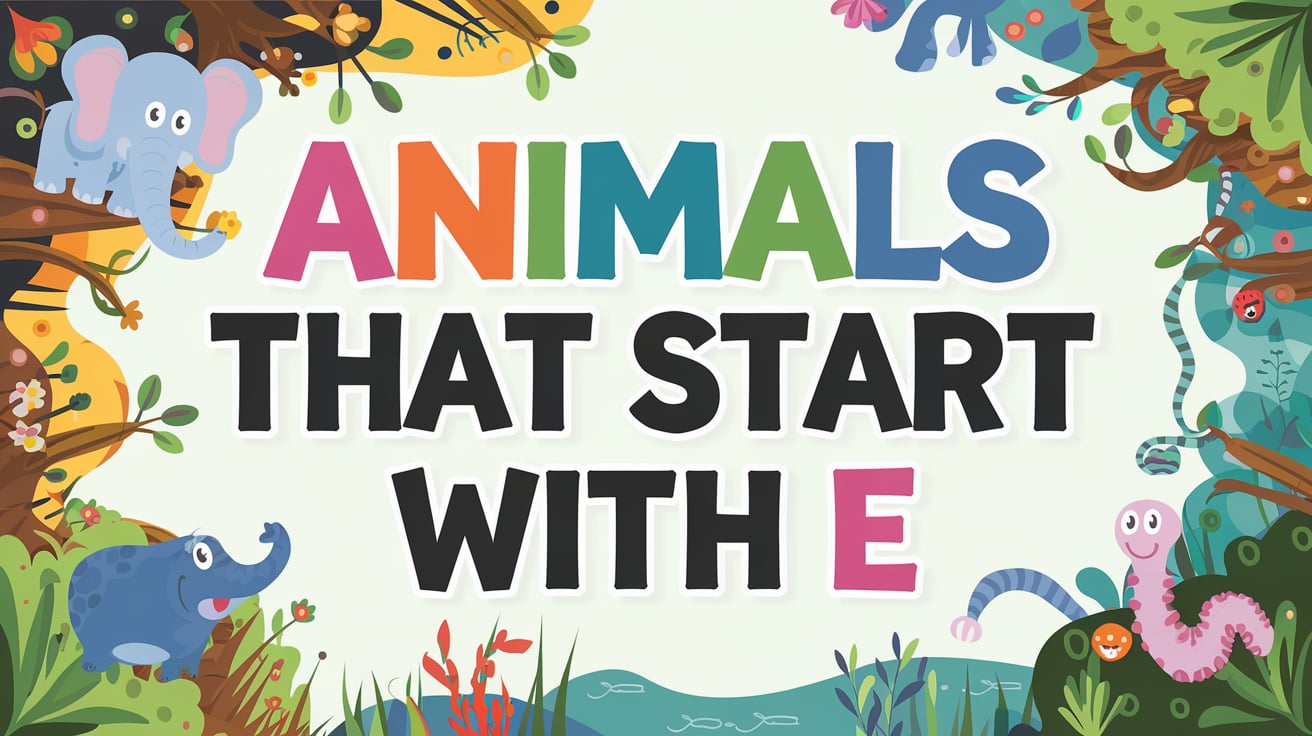 Extraordinary Animals that Start with 'E'