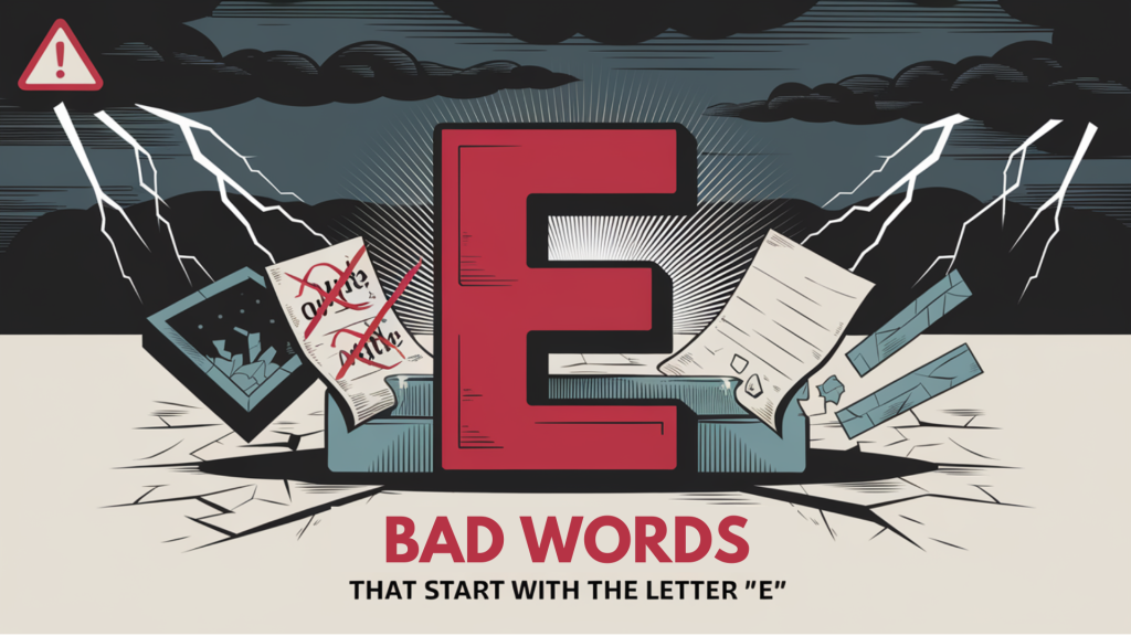 bad words that start with e