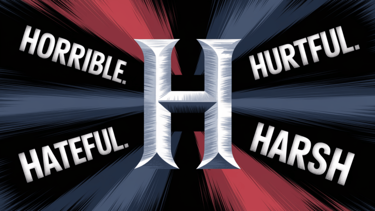 bad words that start with h