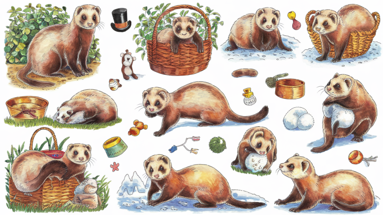 ,ferret coloring pages