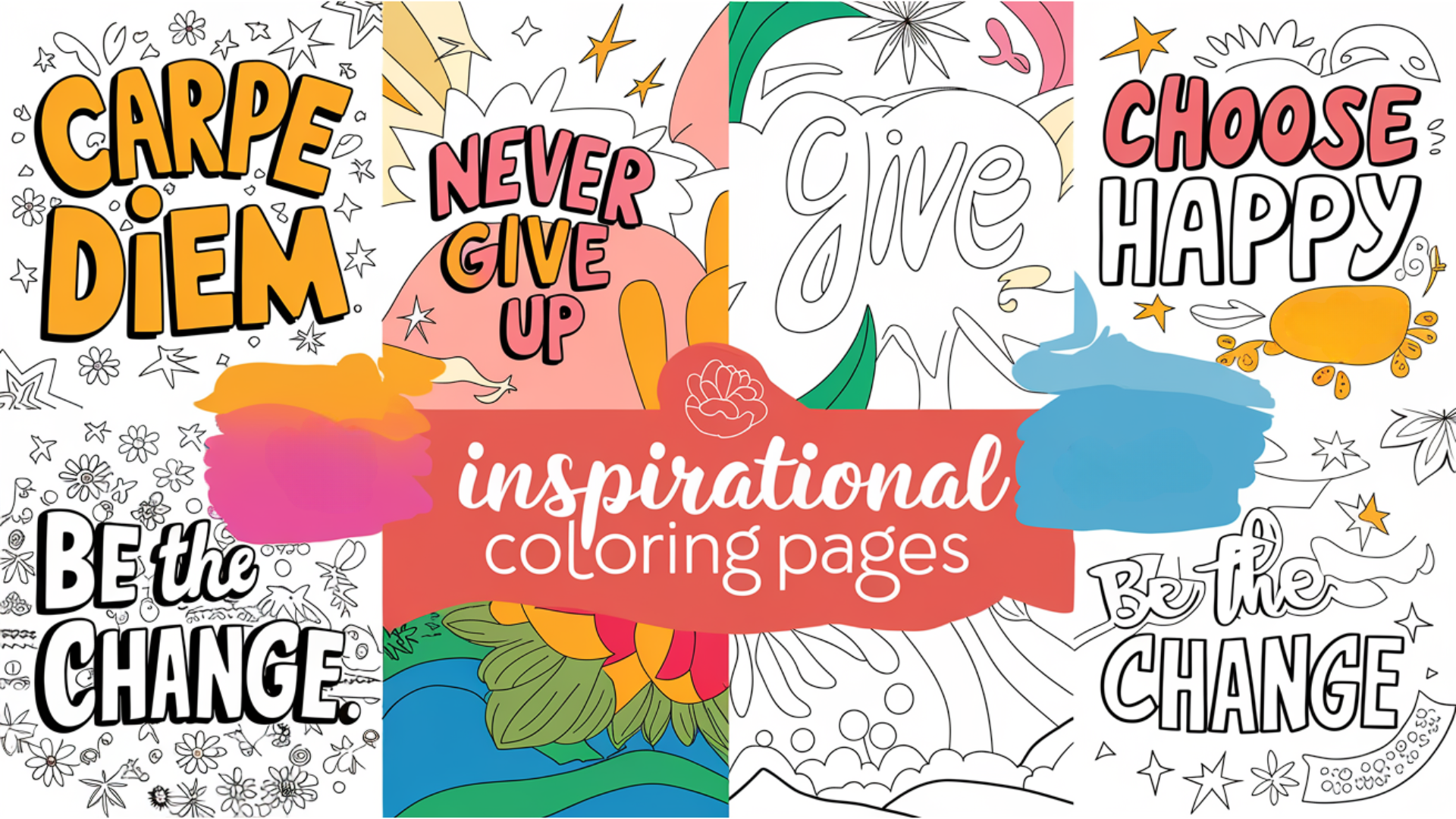 inspirational coloring pages
