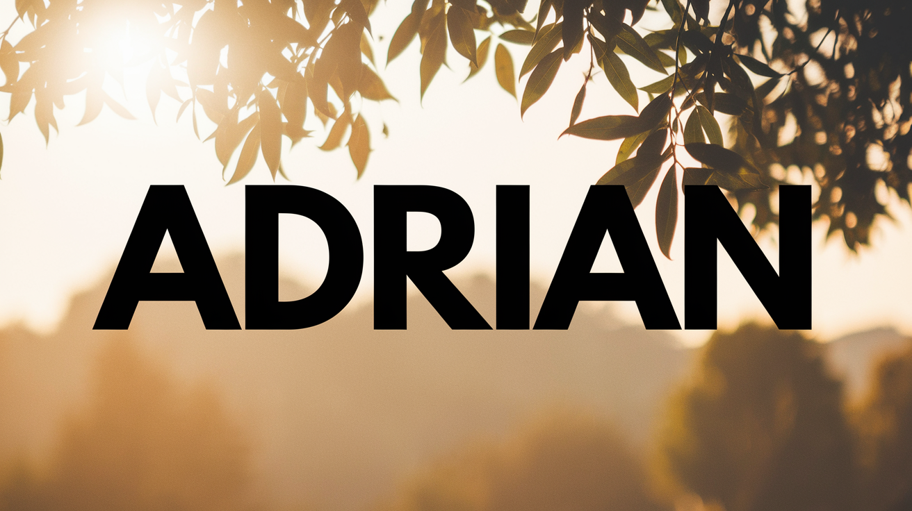 Adrian name meaning