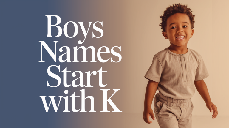 Boys names start with K