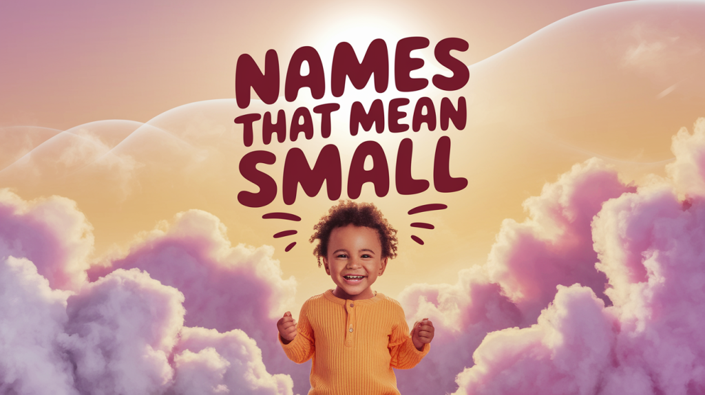 Names that mean small