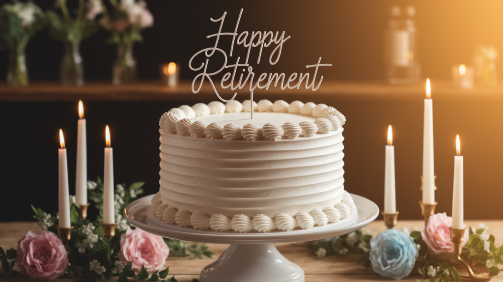 retirement cake sayings