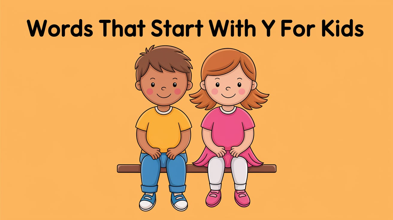 words that start with y for kids