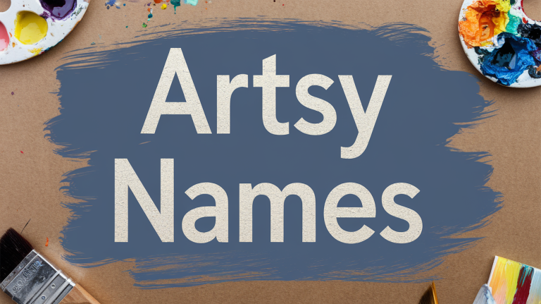 250+ Best Artsy Names for Your Little Artist