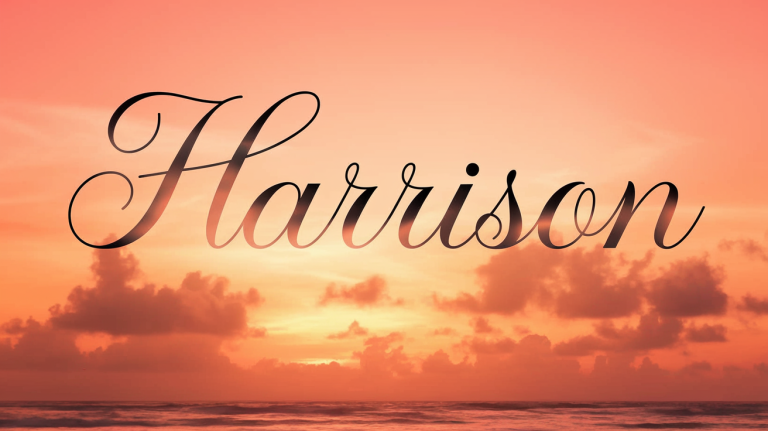 Harrison Name Meaning: Origin, History & Modern Appeal